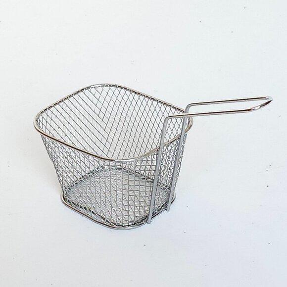 CUTE MINI French Fries Fry Baskets Deep Fry Basket Wire Fry Basket Fry Basket St - Picture 4 of 5